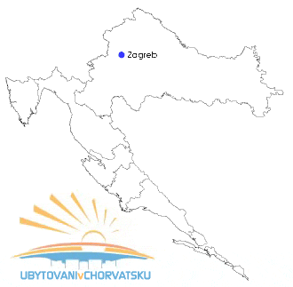 mapa Chorvatska