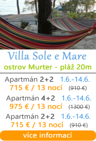 Villa Sole e Mare - ostrov Murter