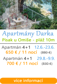 Apartmány Darka - Pisak u Omiae