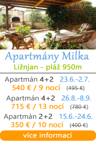 Apartmány Milka - Ližnjan u Medulinu