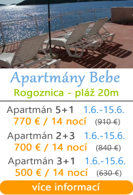 Apartmány Bebe- Rogoznica